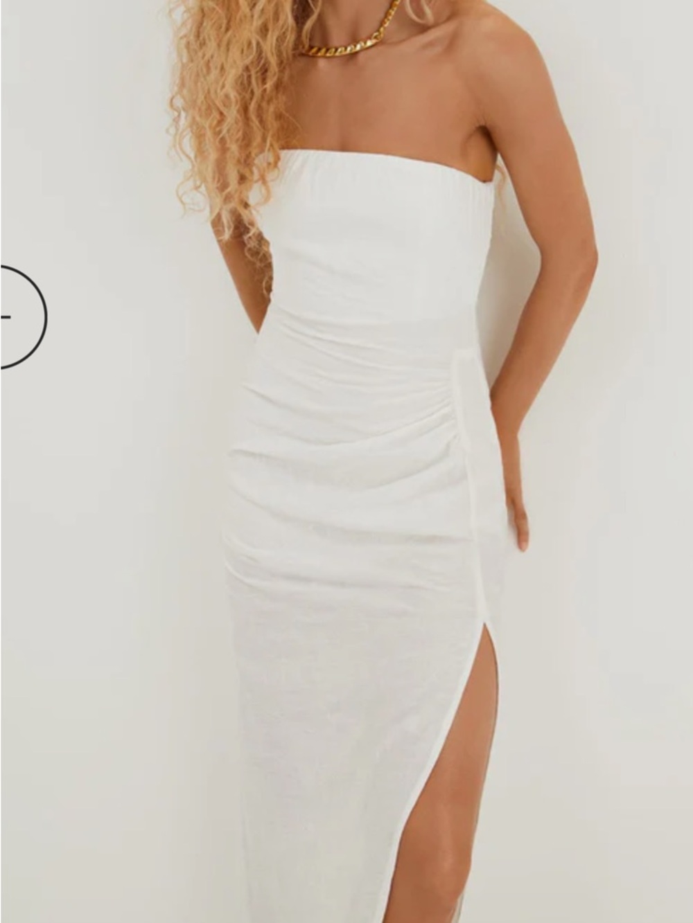 NWT Vix Off White Strapless Pleated Midi Dress
Size S Originally $368 - Picture 4 of 16